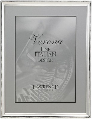 Lawrence Frames 11657 Polished Silver Plate 5x7 Picture Frame - 5x7, 