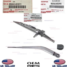 Genuine Rear Back Wiper Arm + Blade + Cover Cap set of 3pcs OEM Sequoia 2008-22