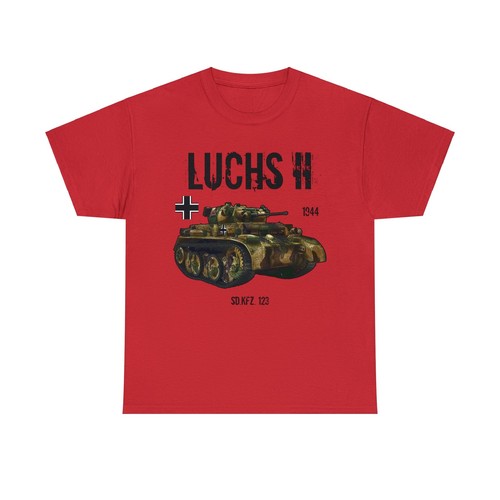 Luchs Panzer II T-Shirt WWII German Tank - Picture 46 of 49