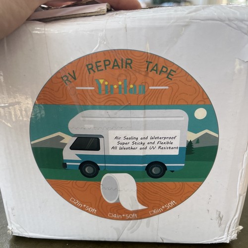 RV Roof Sealant Tape 6 Inch X 50 Feet White Roof Patch for Camper Roof Repair - Picture 5 of 5