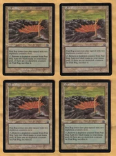 4x Peat Bog  (Mercadian Masques, Common, English, 1999) MTG 4  NM