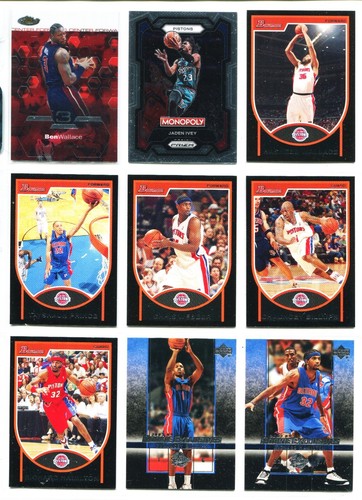 Cade CGC 9.0, Ausar, Sasser Rookies, Isiah Pistons Team Sets Lot #A 200 Cards - Picture 19 of 24