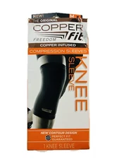 The Original Copper Fit Knee Sleeve Compression Medium FREE SHIPPING! 