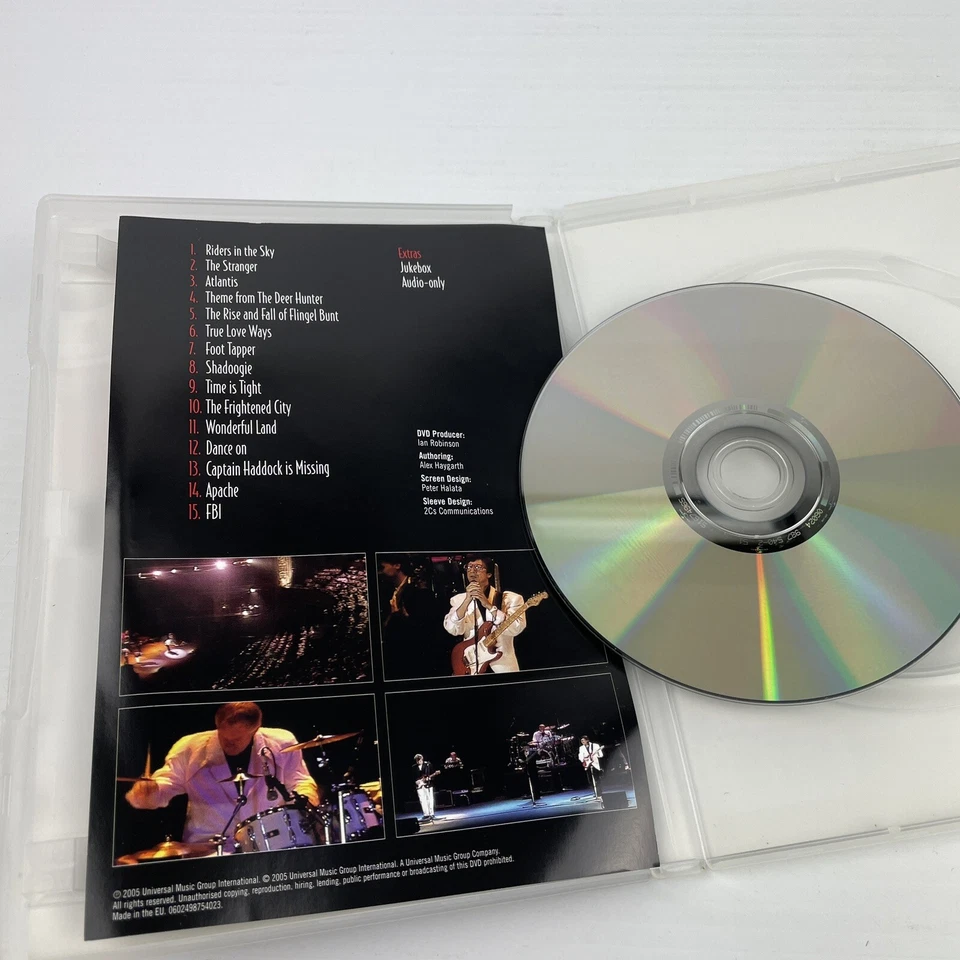 The Shadows DVD Live Liverpool Apache Wonderful Land Dance FBI Brochure R0 All - Image 4 of 4