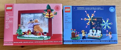 LEGO 40689 40702 Firework Celebrations Christmas Picture Frame New In Sealed Box