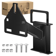 Nilight Spare Tire Carrier Mount Stake Pocket Boat 3-Nuts Trailer Bracket