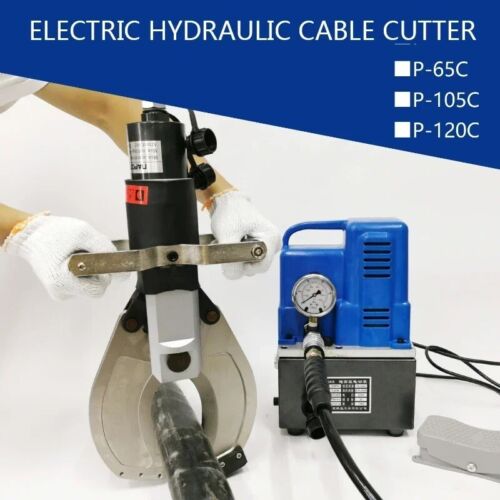 Split Electric Hydraulic Cable Cutter Cable Cutter P-65C 105C 120C Opening - Picture 4 of 18