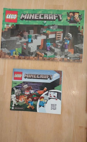 Lego Instruction Manuals Minecraft 21169, 21154, 21152, 21159, 21141, and 21162 - Picture 5 of 5