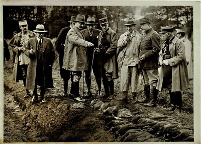 MEURISSE PRESSE Ca 1932 Presidential hunt in Rambouillet Albert LEBRUN