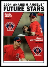 2004 Topps #331 Bobby Jenks / Casey Kotchman Anaheim Angels