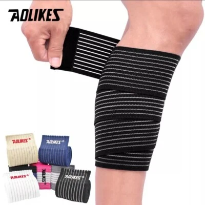 Knee Support Wrap Elastic Strap Bands Sports Brace AOLIKES H77