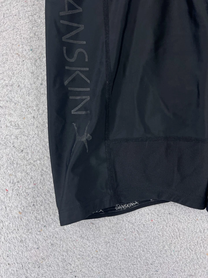 Danskin Cycling Shorts Womens Extra Large Black Nylon Spandex Blend Padded READ - Image 3 of 4