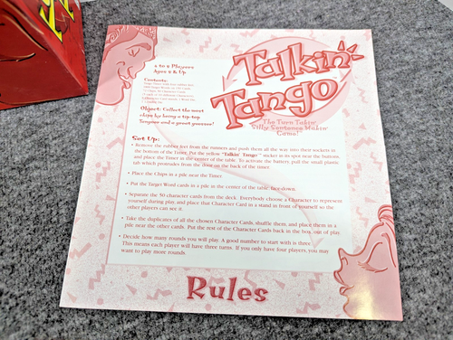 VTG Talkin' Tango by Patch - Silly Sentence Making - Party Game - Open Box - EUC - Picture 15 of 15