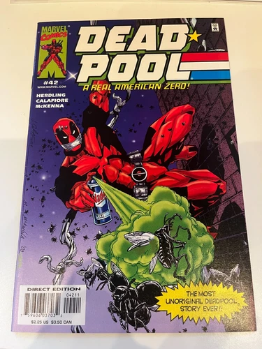 Deadpool #42 GI Joe 21 Silent Issue Snake Eyes Homage First Series X-Men 2000