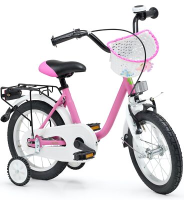 Qualitäts Kinderfahrrad 12 Zoll matt Pink Mädchen Kinderrad Fahrrad ab 3 Jahre 