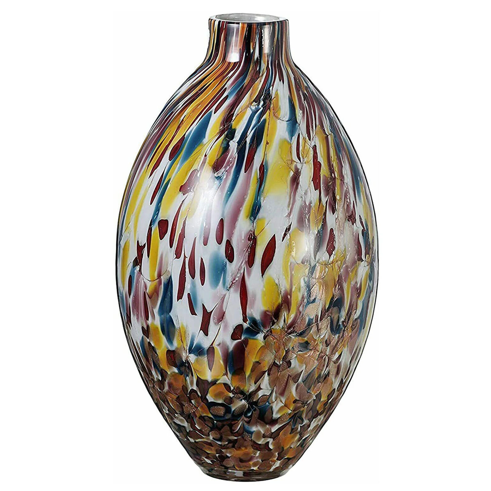 Elegant Modern Decorative Classical Glass Marble Vase for Gift - 16" Glass Vase