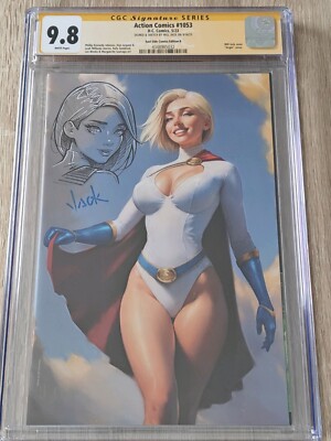 Action Comics #1053, CGC 9.8 signed & Sketch, DC Comics 5/23, East Side Comics B
