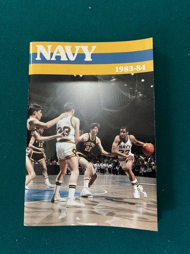 1983-84 Navy Basketball; DAVID ROBINSON FR Year Media Guide; San Antonio Spurs