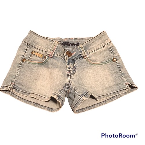 Denim Short Shorts Flap Pockets | eBay