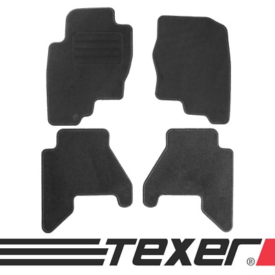 Fussmatten für Nissan Pathfinder III 3 R51 2005-2010 Graphit / Anthrazit Textil