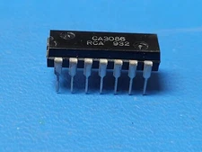 (1 PC) CA3086 RCA RF Small Signal Bipolar Transistor 0.05A 5-Element NPN DIP-14