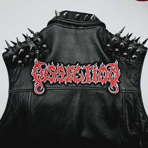 Dissection Red And White Logo EMBROIDERED Back Patch - Picture 2 of 2