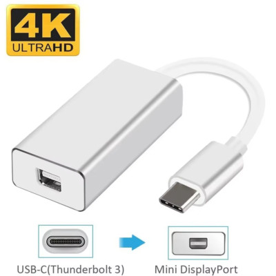 1pc Thunderbolt 2 to Converter 3 Adapter Type C Cable USB for Macbook Air Pro
