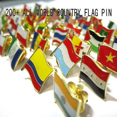 Kopen 200+ COUNTRY National Country Flag Lapel Pin Badge Brooches Metal