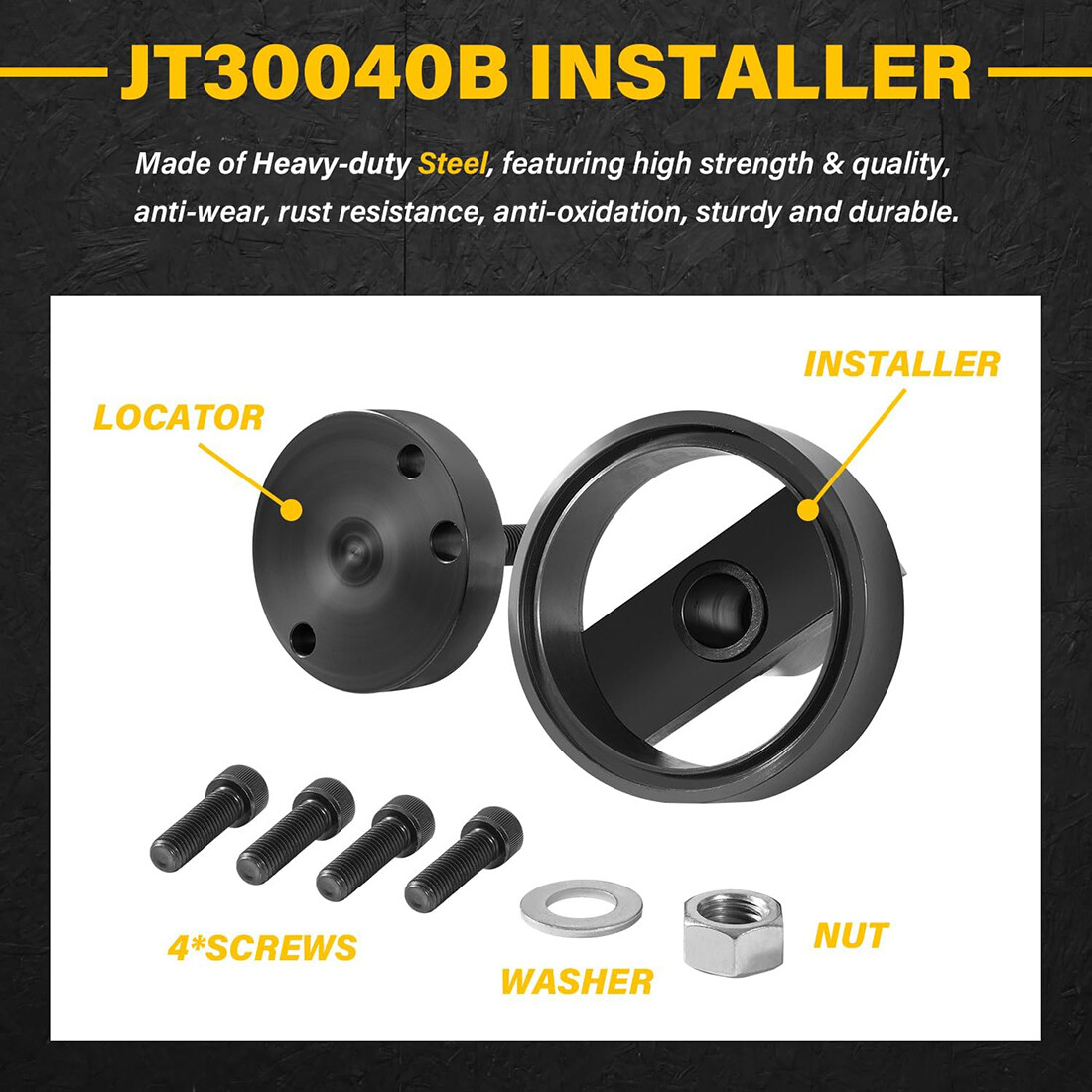 Rear Main Seal Installer Tool JT30040B for John Deere JD 202 219 239 329 359 414