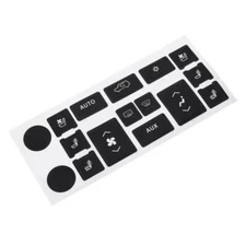 A/C Climate Control Button Repair Decals Sticker For 2007-2014 Cadillac Escalade