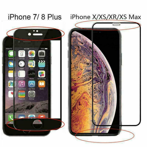 For iPhone 16 /15/14/13/12/11/XS/8 2Pack 10D Screen Protector Tempered Glass - 第 13/14 張圖片