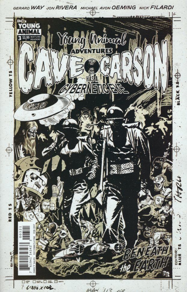 Cave Carson Has A Cybernetic Eye #3 Variant Comic Book 2017 VERTIGO - DC 