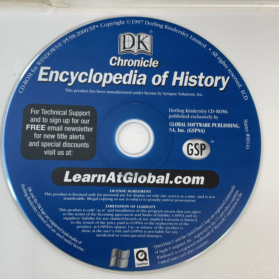 Encyclopedia of History DK Chronicle Vintage PC CD-ROM 1997 - Image 2 of 4