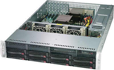 UXS Server Supermicro 1U 4 bay Xeon 8 core Low Power Direct attached UNRAID JBOD