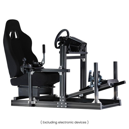 Marada Racing Simulator Cockpit Aluminum with TV Stand & Seat Fit Logitech G920 - Picture 88 of 119