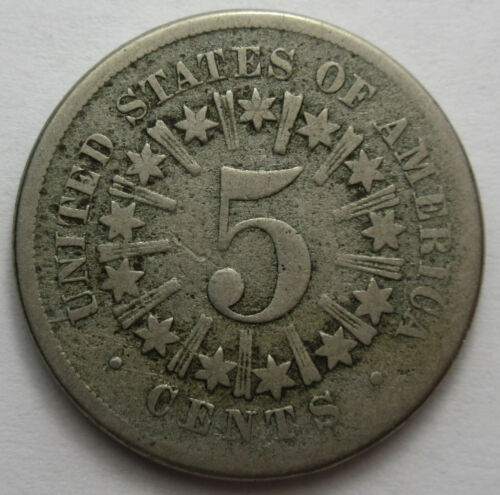 1866 Shield Nichel - In perfette condizioni - (#215h) - Foto 2 di 2