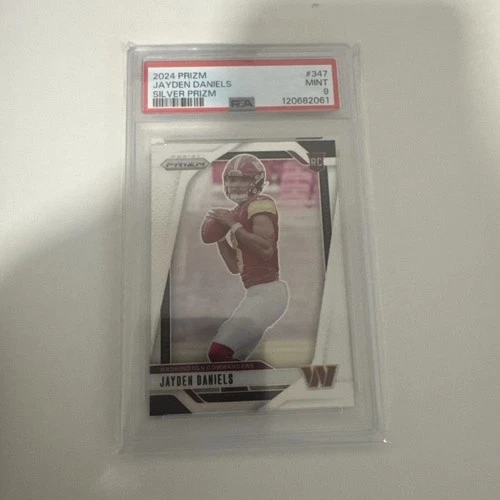 2024 Prizm Jayden Daniels Silver Holo Rookie PSA 9 #347