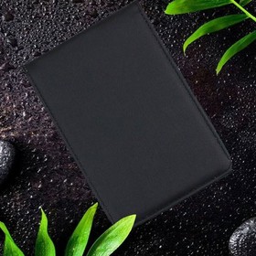 Elegantes schwarz gr��nes Leder f��r Golf f��r Scorekartenbuch mit Bleistiftaufb