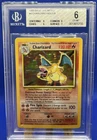 1999 Pokemon Base Set Unlimited #4 Charizard-Holo Card BGS 6