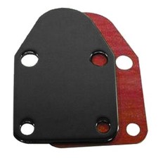 Racing Power Co-Packaged R2057BK - S/B Chev Fuel Pump Bloc K Off Plate W/Gasket