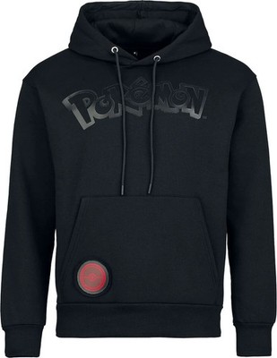 Pokemon Kapuzenpullover Herren Heat Logo - Black On Black schwarz