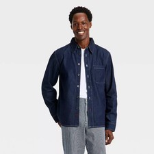 Men Denim Overshirt - Goodfellow & Co