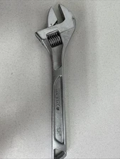Husky Silver 12” Adjustable Crescent Wrench 23