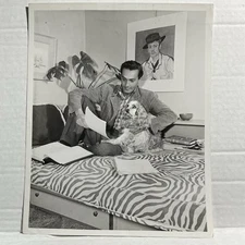 Hurd Hatfield at Home Picture Dorian Gray Orig 1945 8x10 Photo