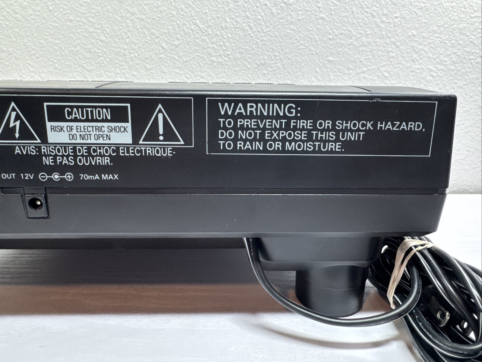 SOUNDESIGN AM-FM STEREO Radio Receiver Double Cassette Recorder #5888 - Tested!