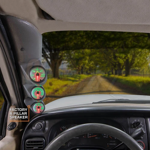 Датчики топлива фунтов на квадратный дюйм GlowShift W7 Boost EGT + серая капсула для 98-02 Dodge Ram Cummins - Изображение 2 из 4