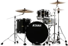 Tama Starclassic Walnut/Birch Lacquer 3-piece Shell Pack - Piano Black