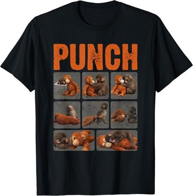 Baby Monkey Punch Punch Cute Monkey T-Shirt