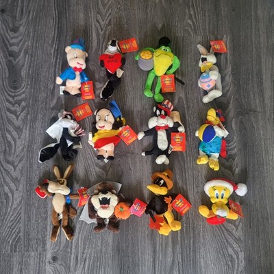 Kompletter Looney Tunes Jahr 12 Mini Sitzsack Plüsch Sammlung Warner Bros Studio
