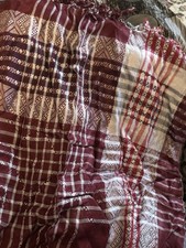 Palestinian Keffiyeh Scarf with Soft Arabic Fabric Shemagh